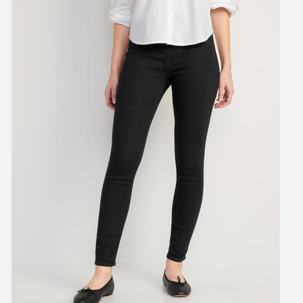 NWT Old Navy Women's Jeggings Size 8 Black